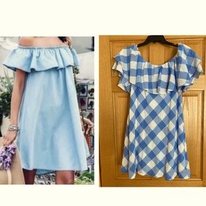 Sugar Lips brand off shoulder picnic dress small